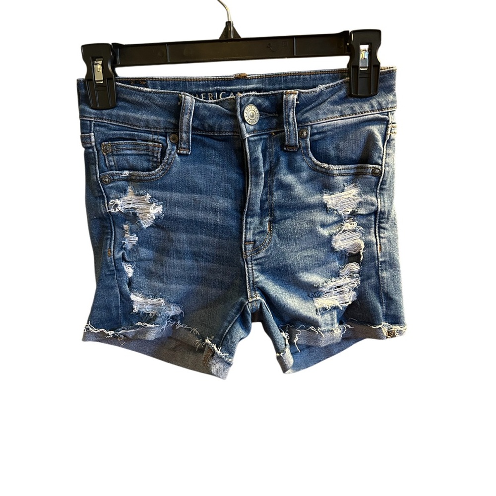 American Eagle Distressed Denim Shorts